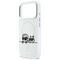 Karl Lagerfeld IML Karl &amp; Choupette Peekaboo Logo MagSafe Case for iPhone 17 Pro Max - White