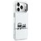 Karl Lagerfeld IML Karl &amp; Choupette Peekaboo Logo MagSafe Case for iPhone 17 Pro - White