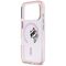 Karl Lagerfeld IML Peekaboo MagSafe Case for iPhone 17 Pro Max - Pink