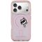 Karl Lagerfeld IML Peekaboo MagSafe Case for iPhone 17 Pro - Pink