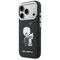 Karl Lagerfeld Karl &amp; Choupette Back Logo MagSafe Case for iPhone 17 Pro - Black