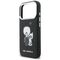 Karl Lagerfeld Karl &amp; Choupette Back Logo MagSafe Case for iPhone 17 Pro - Black