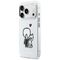 Karl Lagerfeld Karl &amp; Choupette Back MagSafe Case for iPhone 17 Pro - Clear