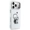 Karl Lagerfeld Karl &amp; Choupette Back MagSafe Case for iPhone 17 Pro - Clear