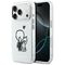 Karl Lagerfeld Karl &amp; Choupette Back MagSafe Case for iPhone 17 Pro Max - Clear
