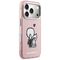 Karl Lagerfeld Karl &amp; Choupette Back MagSafe Case for iPhone 17 Pro Max - Pink