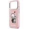 Karl Lagerfeld Karl &amp; Choupette Back MagSafe Case for iPhone 17 Pro - Pink