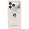 Karl Lagerfeld Point &amp; Choupette Sketch MagSafe Case for iPhone 17 Pro - Pink