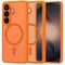 Tech-Protect Magmat MagSafe Case for Samsung Galaxy S26 - Orange Matte