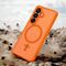 Tech-Protect Magmat MagSafe Case for Samsung Galaxy S26 - Orange Matte