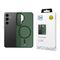 3mk Smoke MagCase for Samsung Galaxy S24 - Green-Translucent