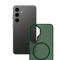 3mk Smoke MagCase for Samsung Galaxy S24 - Green-Translucent
