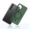 3mk Smoke MagCase for Samsung Galaxy S24 - Green-Translucent