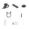 AKEEYO 710 Lite Handlebar Action Camera for Bikes and Motorcycles - Black | Techbox