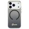 Guess IML Gradient Script Metal MagSafe Case for iPhone 17 Pro - Black