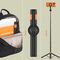 Tech-Protect L10S Bluetooth Selfie Stick Tripod - Black and Orange