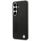 BMW Leather Hot Stamp MagSafe Case for Samsung Galaxy S26 Plus - Black