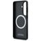 BMW Tricolor Metal Logo MagSafe Case for Samsung Galaxy S26 - Black
