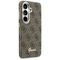Etui Guess 4G Script MagSafe na Samsung Galaxy S26 - brązowe