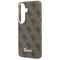 Etui Guess 4G Script MagSafe na Samsung Galaxy S26 - brązowe