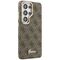 Etui Guess 4G Script MagSafe na Samsung Galaxy S26 Ultra - brązowe