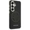 Etui Guess Perforated Logo MagSafe na Samsung Galaxy S26 - czarne