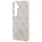 Guess 4G Rhinestone Round Logo MagSafe Case for Samsung Galaxy S26 - Pink