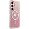 Guess IML Gradient Triangle MagSafe Case for Samsung Galaxy S26 - Pink