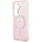 Guess IML Gradient Triangle MagSafe Case for Samsung Galaxy S26 - Pink