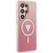 Guess IML Gradient Triangle MagSafe Case for Samsung Galaxy S26 Ultra - Pink