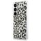 Guess IML Leopard Print Triangle MagSafe Case for Samsung Galaxy S26 - Black