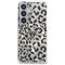 Guess IML Leopard Print Triangle MagSafe Case for Samsung Galaxy S26 - Black