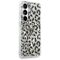 Guess IML Leopard Print Triangle MagSafe Case for Samsung Galaxy S26 - Black