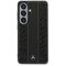 Mercedes Laurel Leaves Vertical Stripes MagSafe Case for Samsung Galaxy S26 - Black