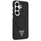 Guess Embossed Ring Triangle Logo MagSafe case for Samsung Galaxy S26 - black