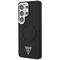 Guess Embossed Ring Triangle Logo MagSafe Case for Samsung Galaxy S26 Ultra - Black