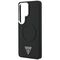 Guess Embossed Ring Triangle Logo MagSafe Case for Samsung Galaxy S26 Ultra - Black