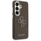 Guess Grained Big 4G Metal Logo Case for Samsung Galaxy S26+ - Brown