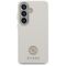 Guess Rhinestone Round Logo MagSafe Case for Samsung Galaxy S26+ - Beige