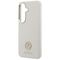 Guess Rhinestone Round Logo MagSafe Case for Samsung Galaxy S26+ - Beige