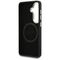 Guess Saffiano Peony Embossed Ring MagSafe case for Samsung Galaxy S26 - black