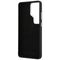 Karl Lagerfeld Grained Signature Metal Resin Logo Case for Samsung Galaxy S26 Ultra - Black