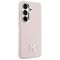 Karl Lagerfeld K Metal Logo MagSafe Case for Samsung Galaxy S26 - Pink