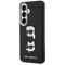 Karl Lagerfeld Saffiano Double Heads Metal Case for Samsung Galaxy S26 - Black