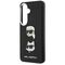 Karl Lagerfeld Saffiano Double Heads Metal Case for Samsung Galaxy S26 - Black