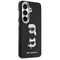 Karl Lagerfeld Saffiano Double Heads Metal Case for Samsung Galaxy S26+ - Black