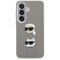 Karl Lagerfeld Saffiano Double Heads Metal case for Samsung Galaxy S26 - silver