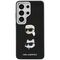 Karl Lagerfeld Saffiano Double Heads Metal Case for Samsung Galaxy S26 Ultra - Black