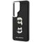 Karl Lagerfeld Saffiano Double Heads Metal Case for Samsung Galaxy S26 Ultra - Black
