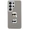 Karl Lagerfeld Saffiano Double Heads Metal case for Samsung Galaxy S26 Ultra - silver
